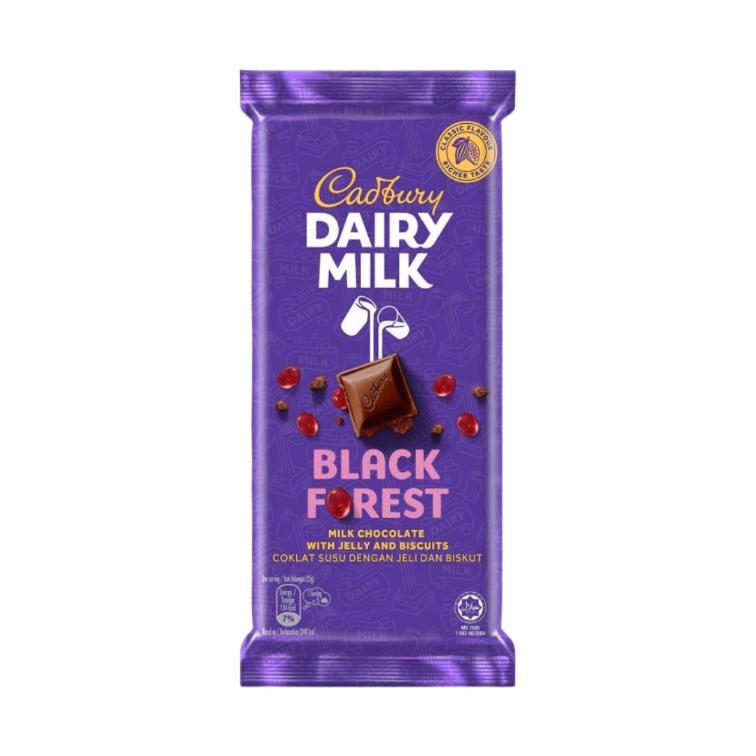Cadbury Dairy Milk Black Forest (130g) - Chocolates Sri Lanka