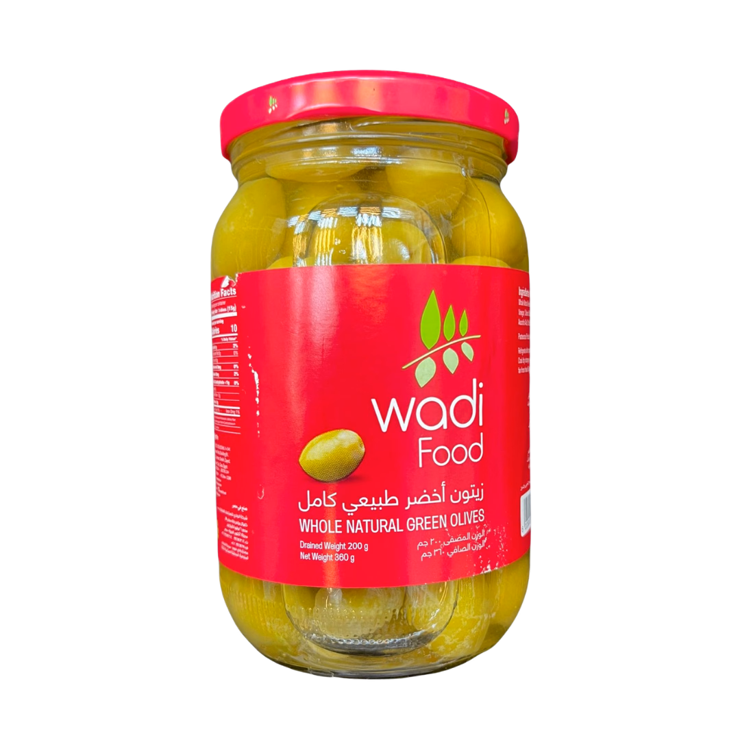 Wadi Food Green Olives (200g) - Pantry Items Sri Lanka