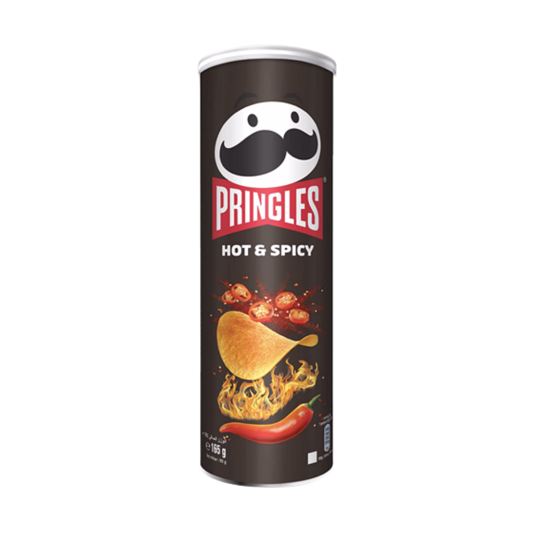 Pringles Hot & Spicy (165g) - Snacks Sri Lanka