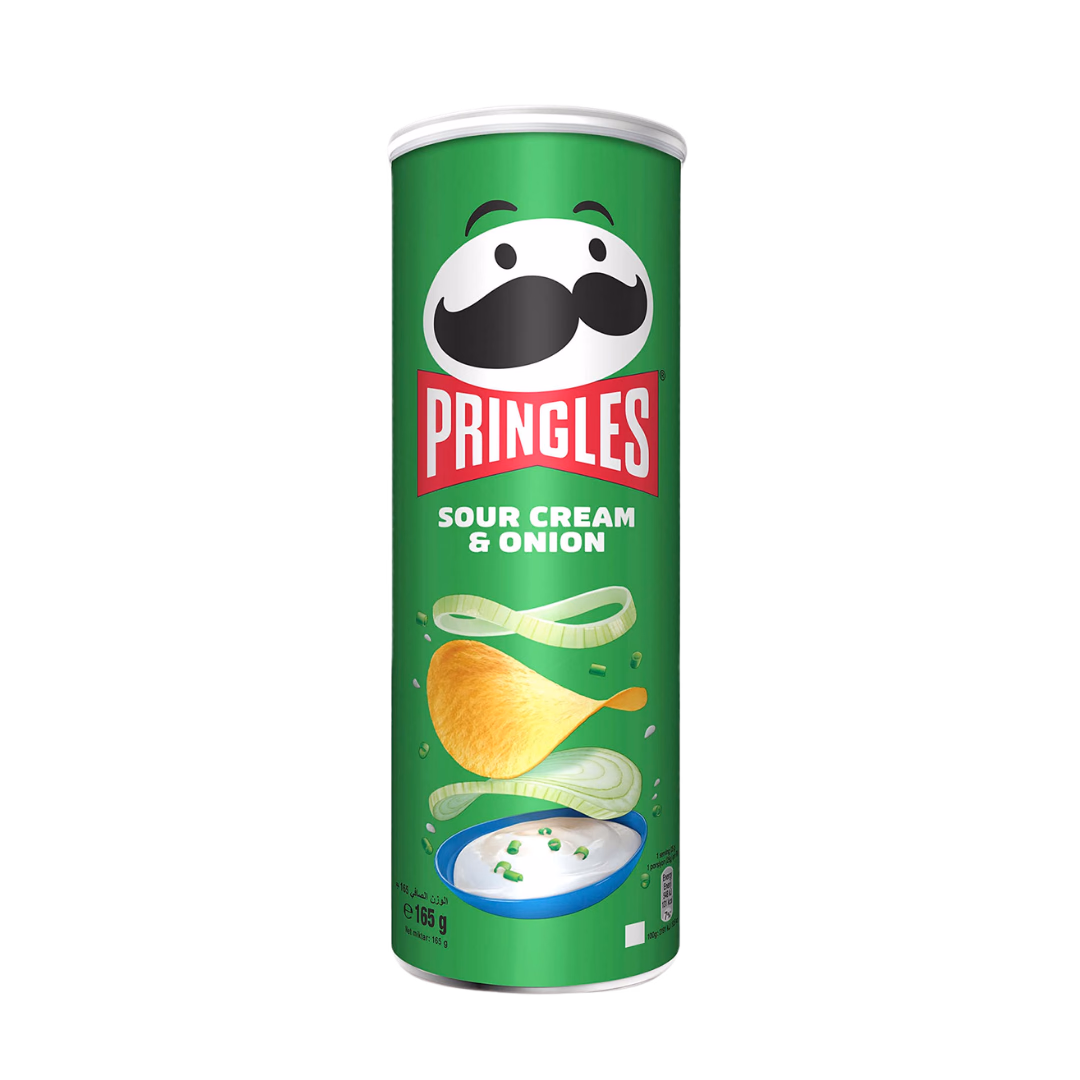 Pringles Sour Cream & Onion (165g) — Snacks Sri Lanka